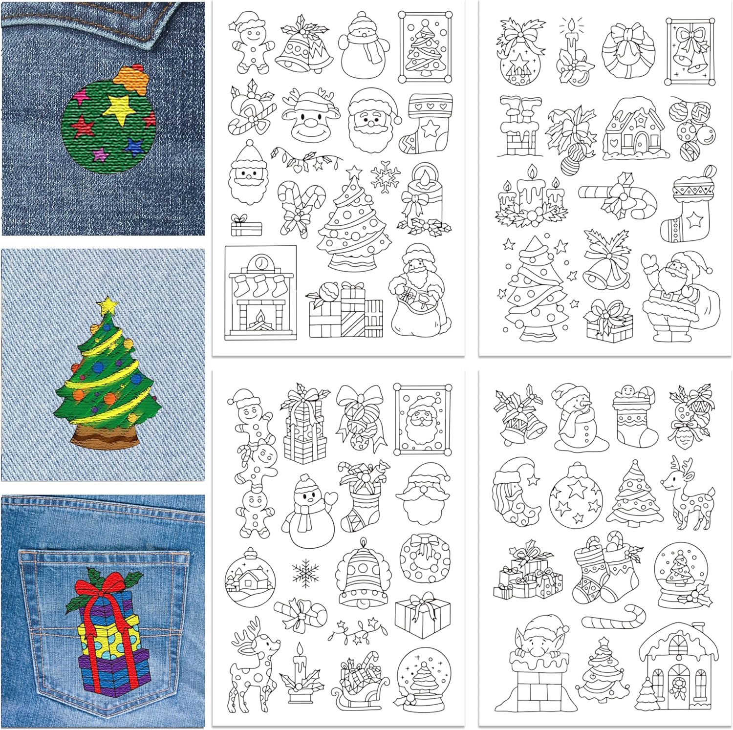 Embroidery Meaning - Weihnachten handgemachte Stickerei Handwerk Hand Nähen