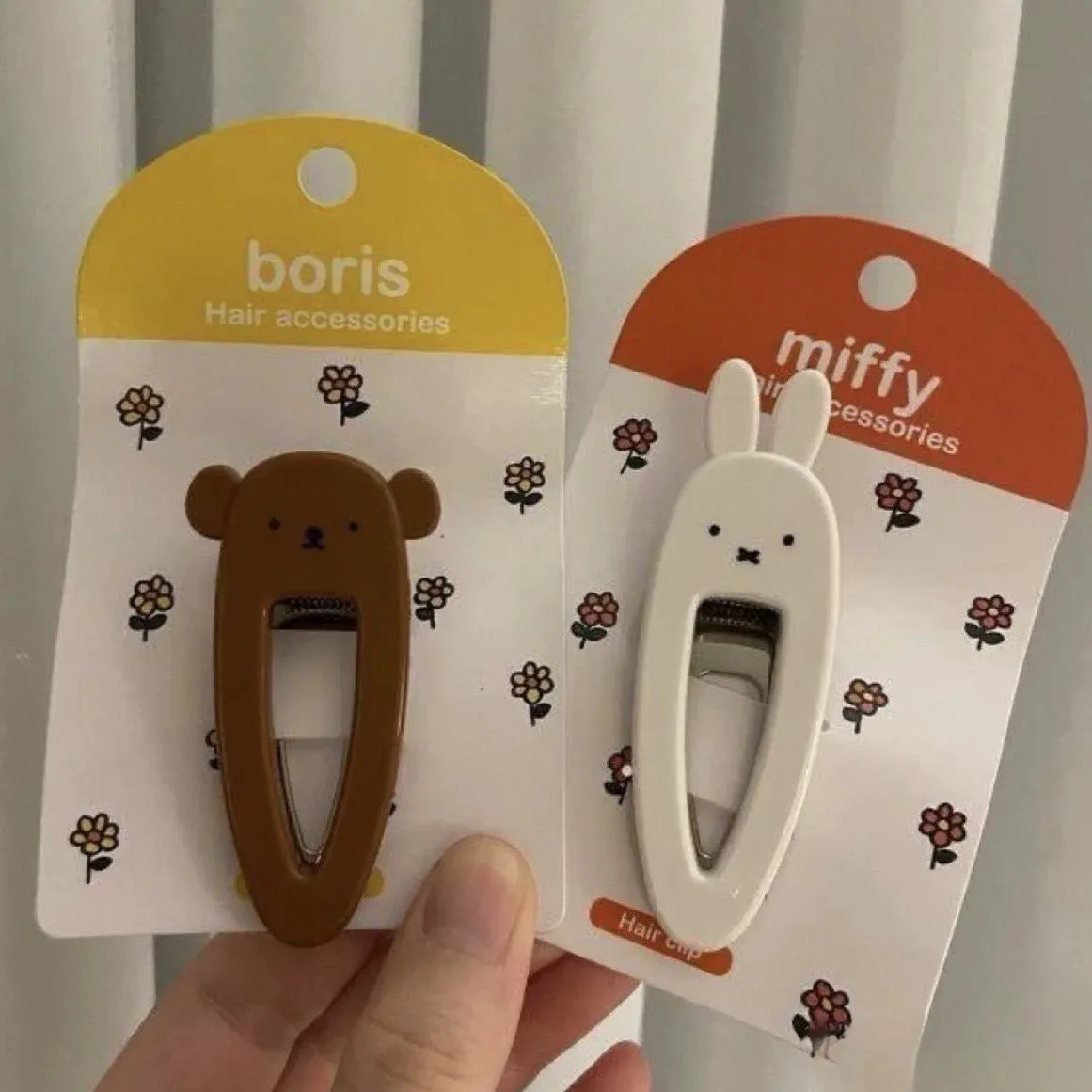 Embroidery Reddit - Miffy Hasen-Haarspange, süße und coole Haarspange,
