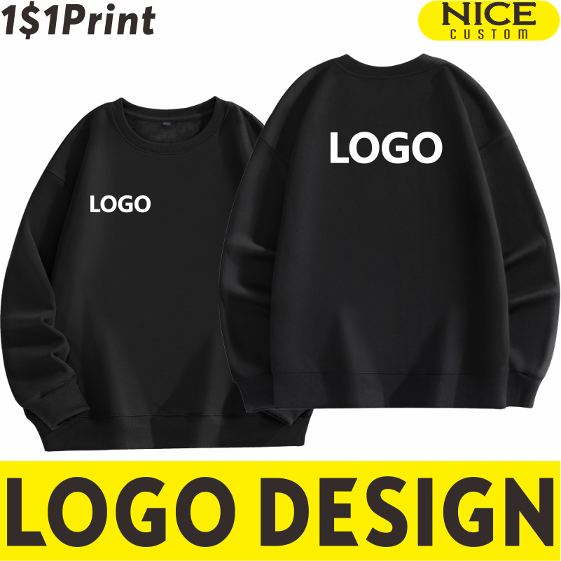 Embroidery Design Logo - Mode Männer Frauen Plüsch warmes Sweatshirt