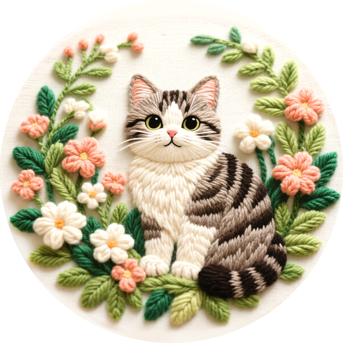 DIY-Handstickerei-Set, graues  – Embroidery Meaning Bewertung und Preis