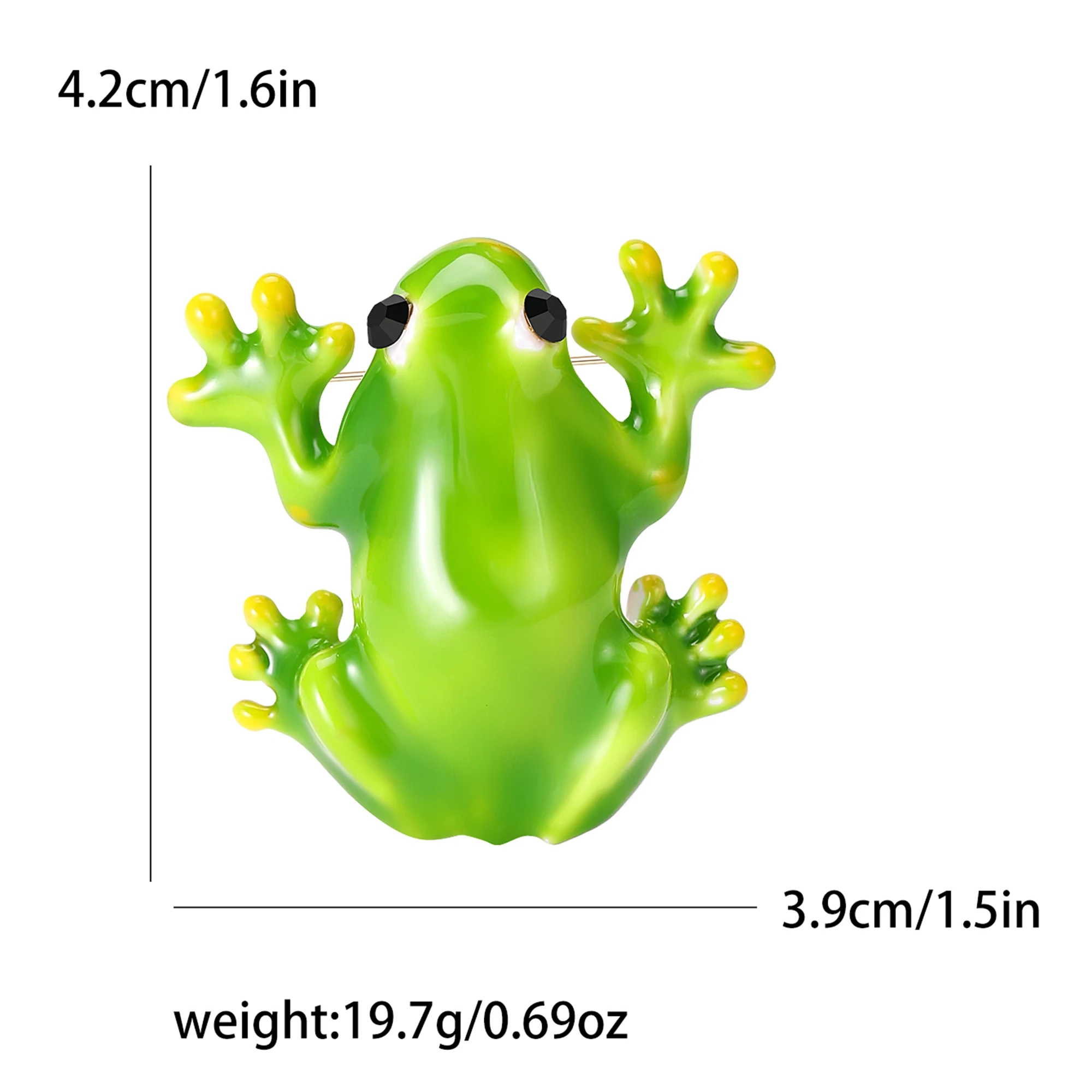 Emaille-Frosch-Brosche für Dam – Embroidery Bali Bewertung und Preis
