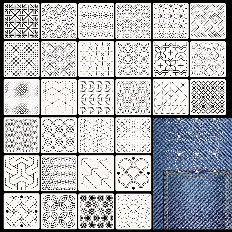 30 Stück Stickvorlagen, DIY-St – Embroidery Meaning Bewertung und Preis