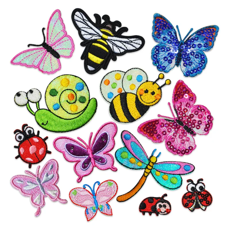 Cartoon Insekten Stickerei Pat – Embroidery Lady Bug Bewertung und Preis